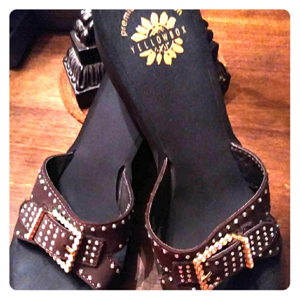 Yellowbox Wedge Sandles New!